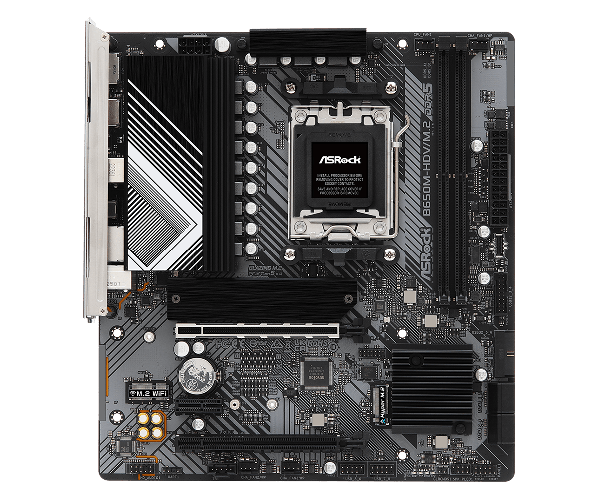 Carte mère AM5 ASRock B650M-HDV/M.2