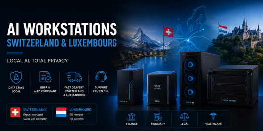 PC IA local en Suisse et au Luxembourg : livraison et conformité