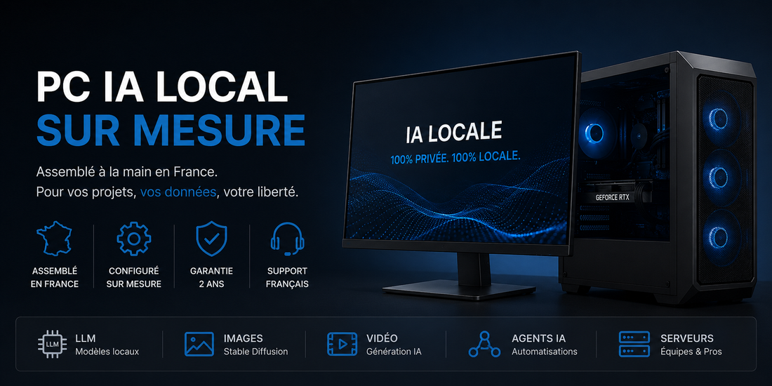 PC IA local sur mesure assemblé en France