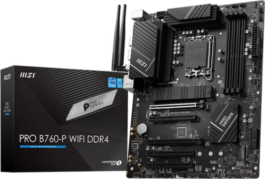Motherboard LGA 1700 DDR4 MSI Pro B760-P WiFi DDR4