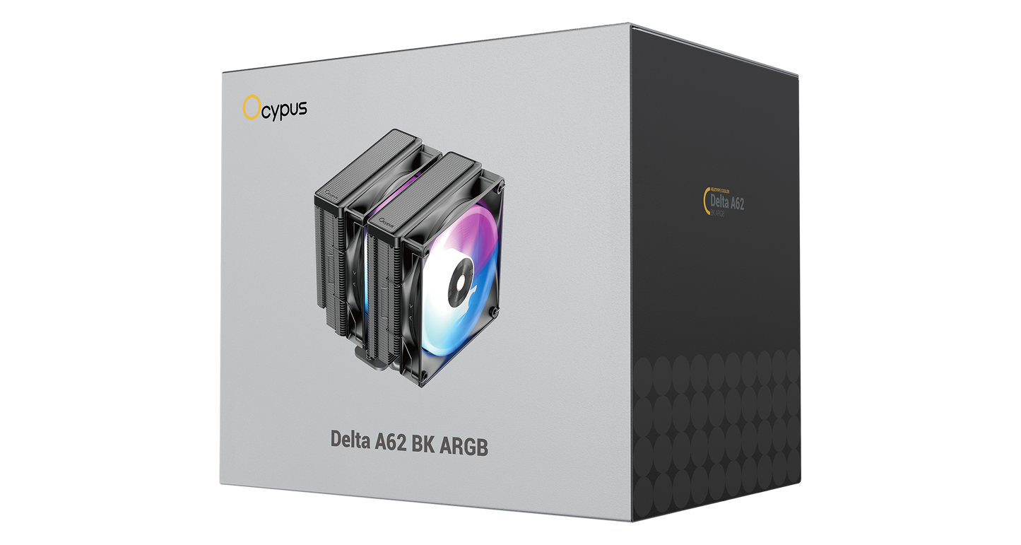 Refroidissement de CPU Ocypus Delta 62 BK ARGB