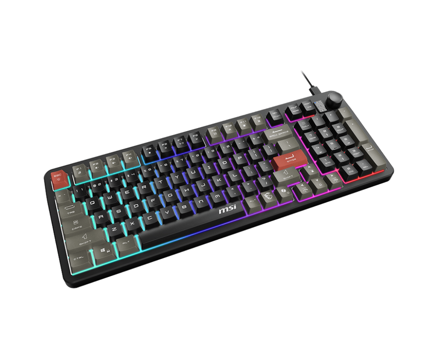 AZERTY MSI Forge GK110 RGB Wired Keyboard