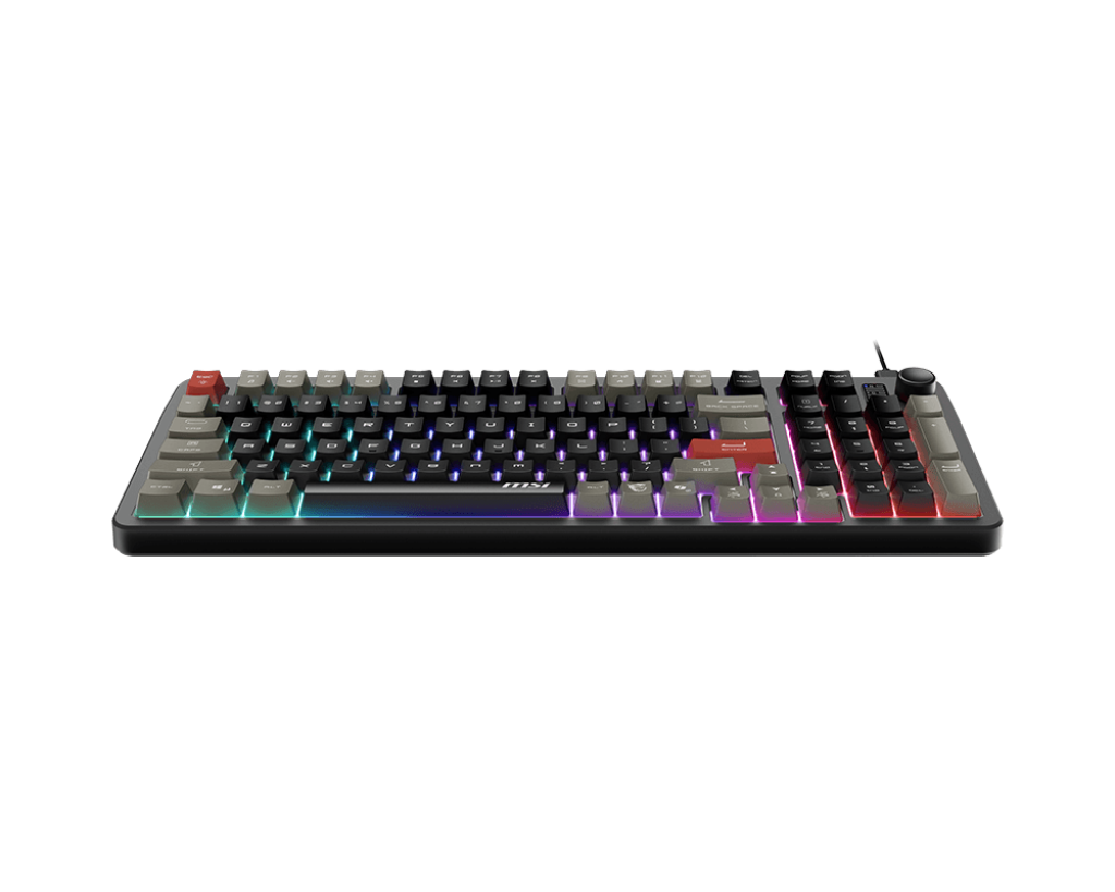 MSI Forge GK110 RGB Kabelgebundene AZERTY-Tastatur
