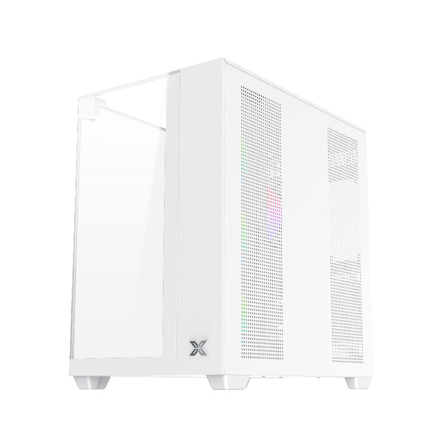 Xigmatek Aqua V White Case - multiple lighting modes + Remote Control