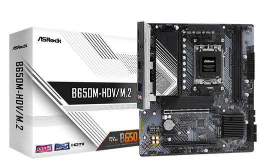 Carte mère AM5 ASRock B650M-HDV/M.2