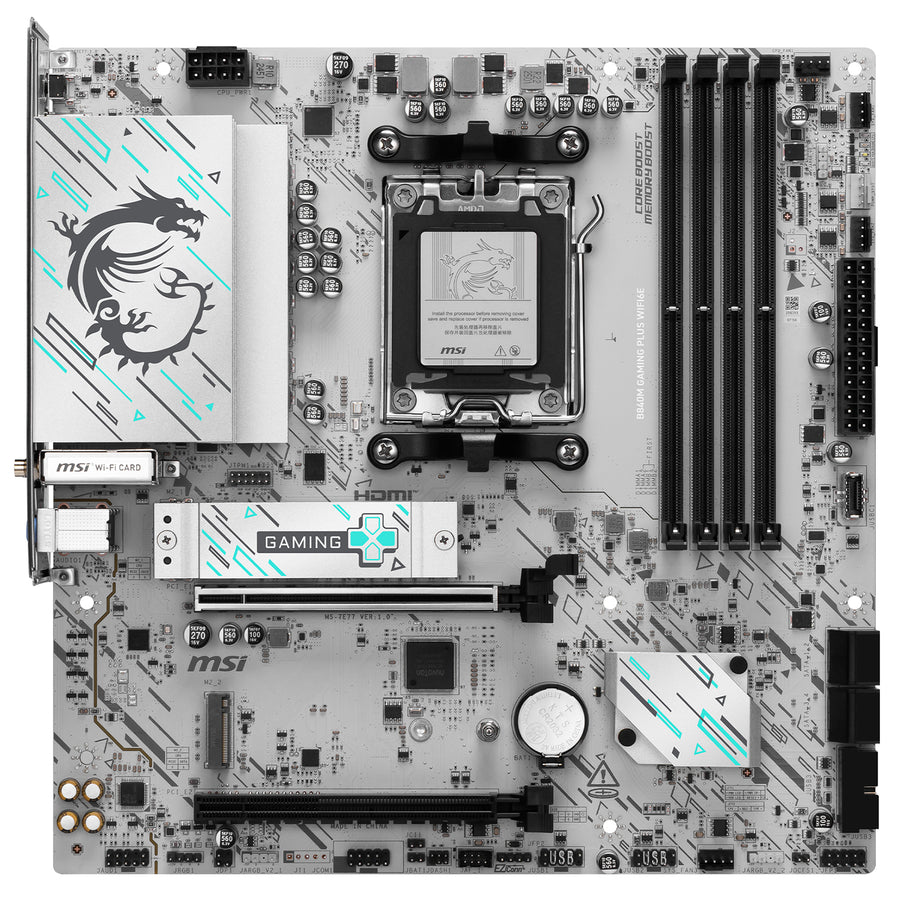 Carte mère AM5 MSI B840M Gaming Plus WiFi6E (WiFi + Bluetooth inclus)