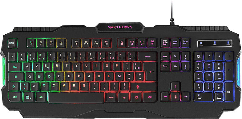 AZERTY Mars Gaming MK124 RGB Wired Keyboard