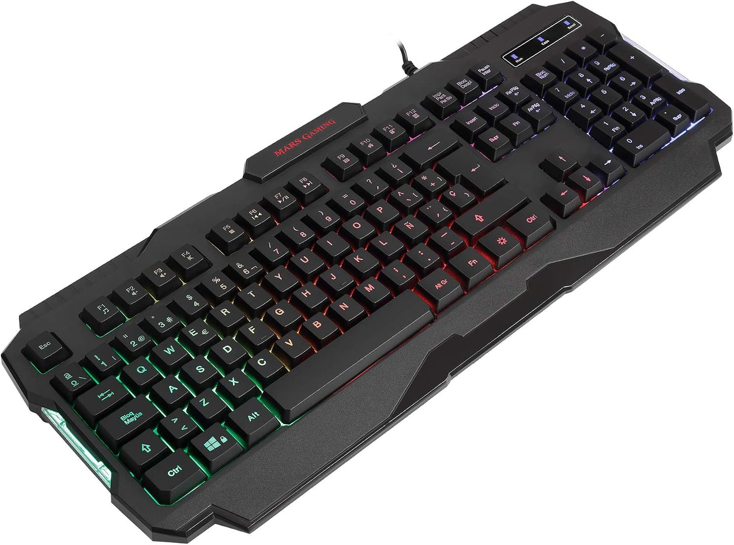 Clavier filaire AZERTY Mars Gaming MRK0 RGB