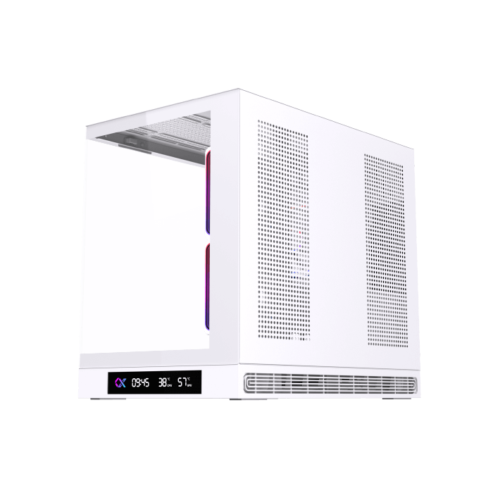 Xigmatek Cubi M Black Case - multiple lighting modes + Remote Control