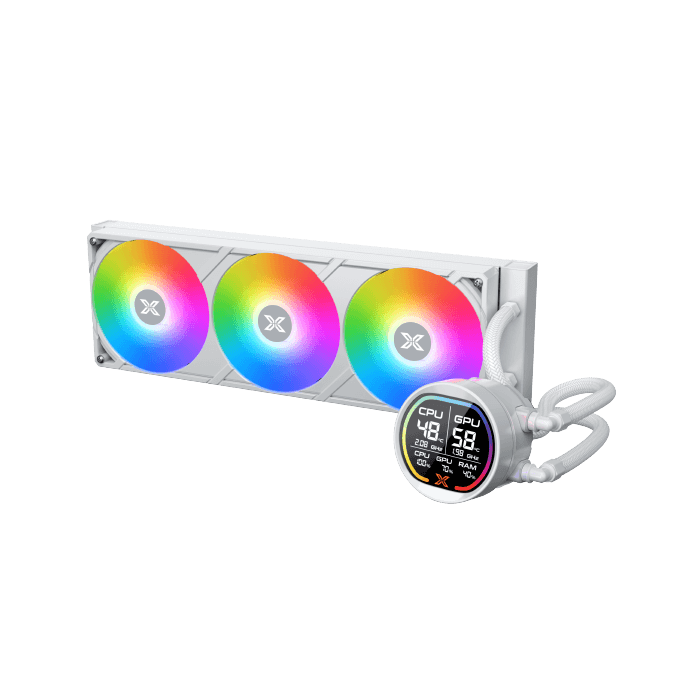 Refroidissement de CPU Xigmatek Liquid Killer Pro Digital RGB 360mm blanc