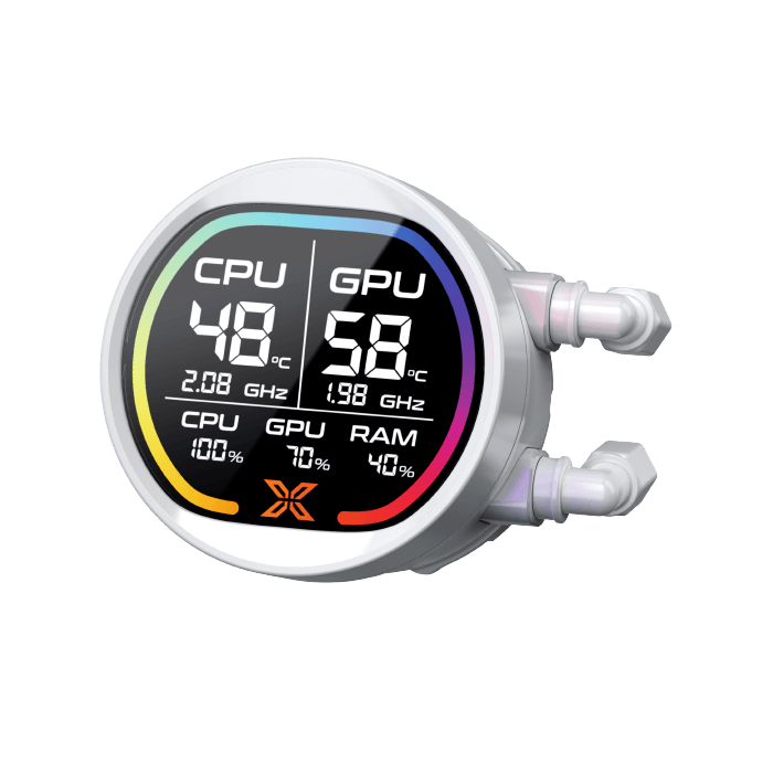 Refroidissement de CPU Xigmatek Liquid Killer Pro Digital RGB 360mm blanc