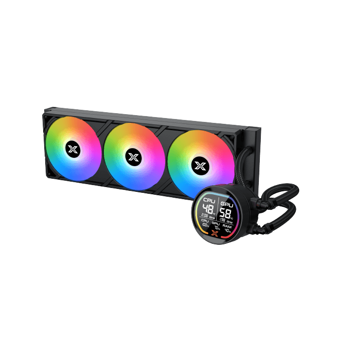 Refroidissement de CPU Xigmatek Liquid Killer Pro Digital RGB 360mm noir