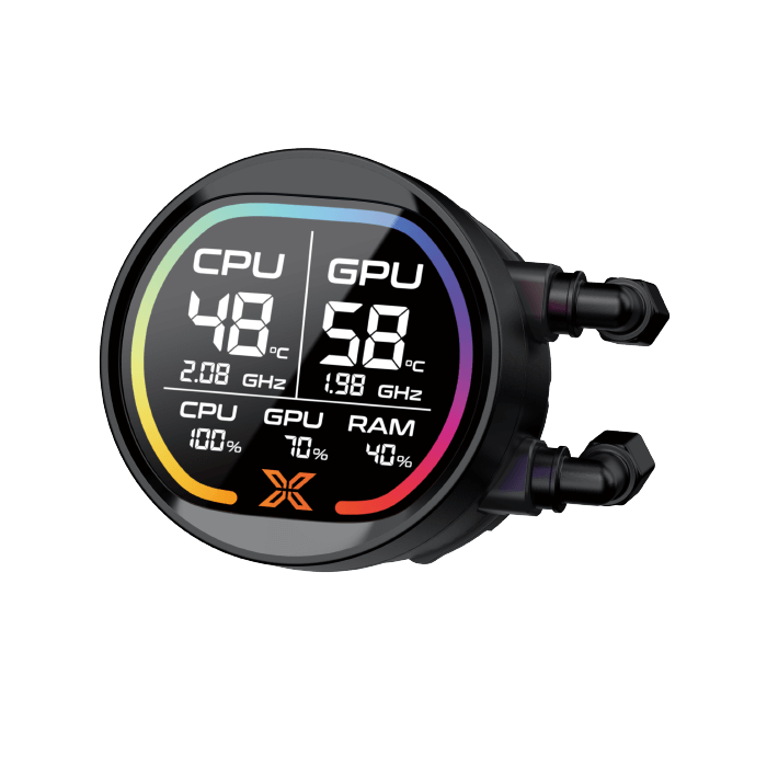 Refroidissement de CPU Xigmatek Liquid Killer Pro Digital RGB 240mm noir