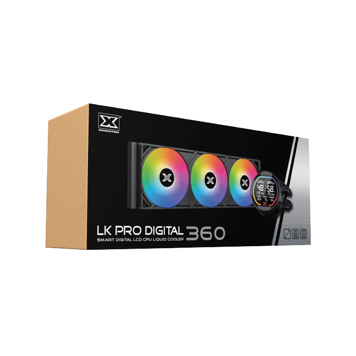 Refroidissement de CPU Xigmatek Liquid Killer Pro Digital RGB 360mm noir