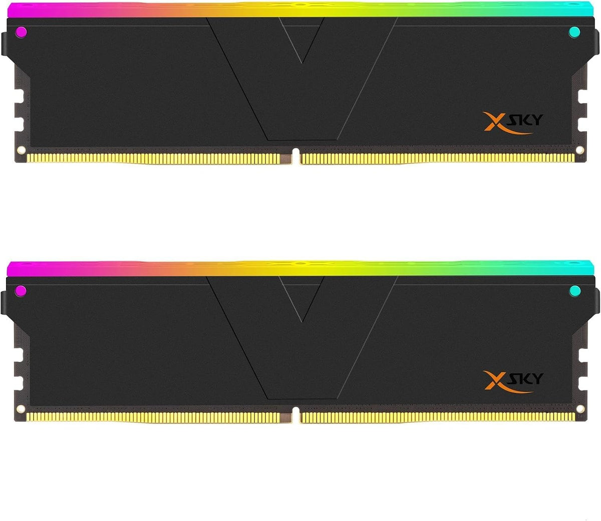 Mémoire vive (RAM) DDR5 V-Color Manta XSky RGB 32Go (2×16Go) 6000Mhz CL30