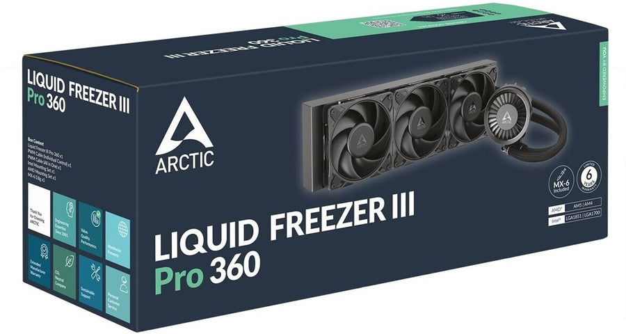 ARCTIC Liquid Freezer III Pro 360mm CPU-Wasserkühlung, Schwarz