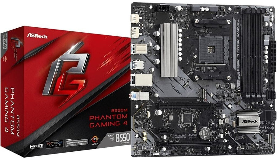 AM4 ASRock B550M Phantom Gaming 4 Motherboard
