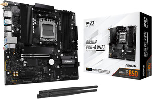 Carte mère AM5 ASRock B850M Pro-A WiFi (WiFi + Bluetooth inclus)