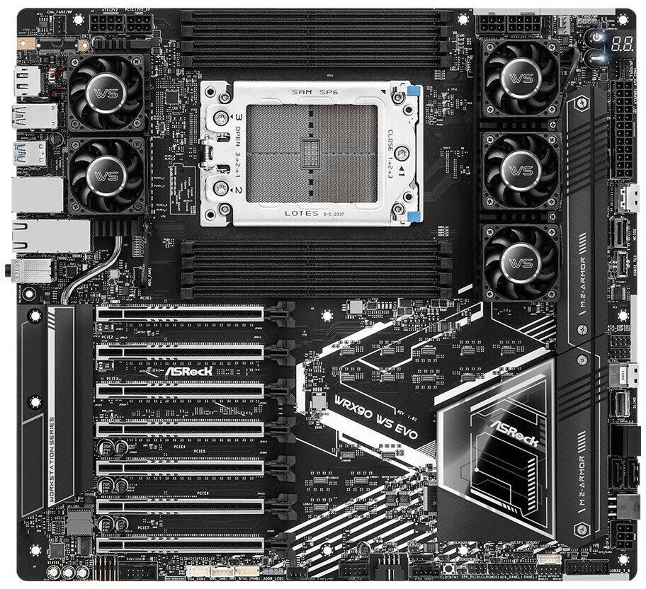 Carte mère sTR5 ASRock WRX90 WS Evo