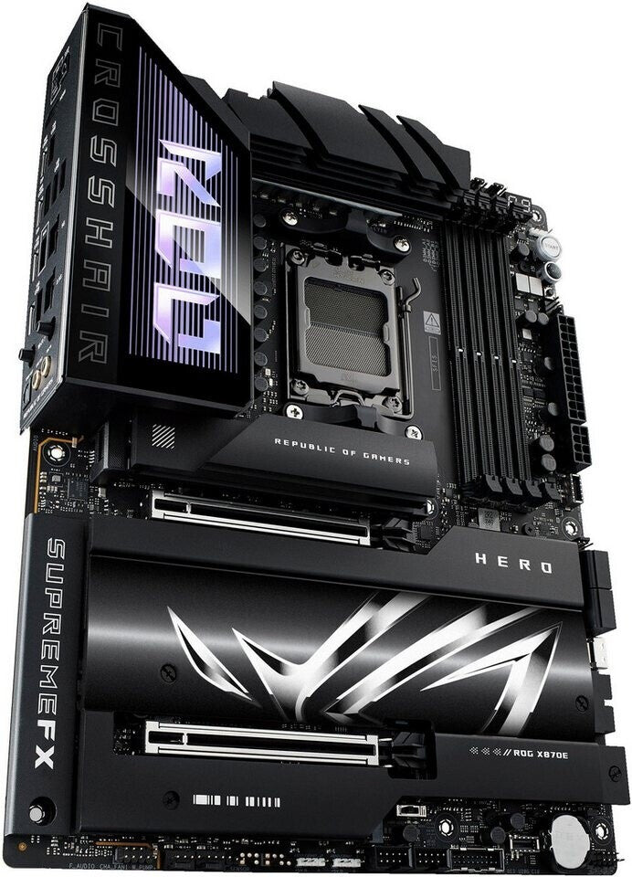 Carte mère AM5 Asus ROG Crosshair X870E Hero WiFi 7 (WiFi + Bluetooth inclus)
