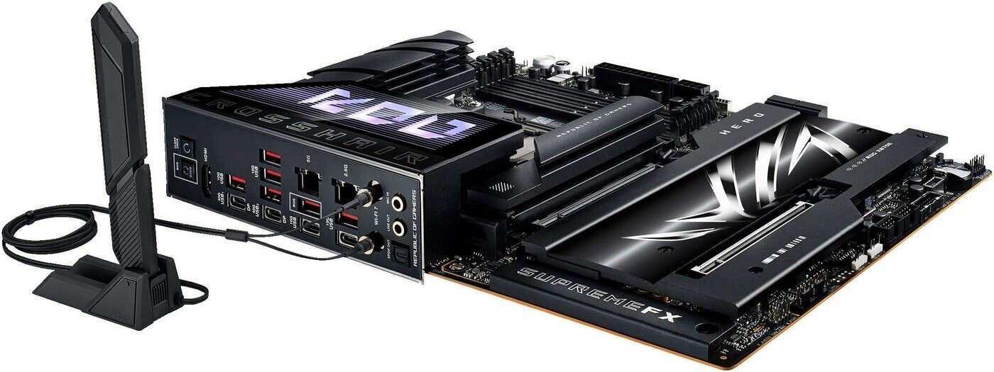Carte mère AM5 Asus ROG Crosshair X870E Hero WiFi 7 (WiFi + Bluetooth inclus)