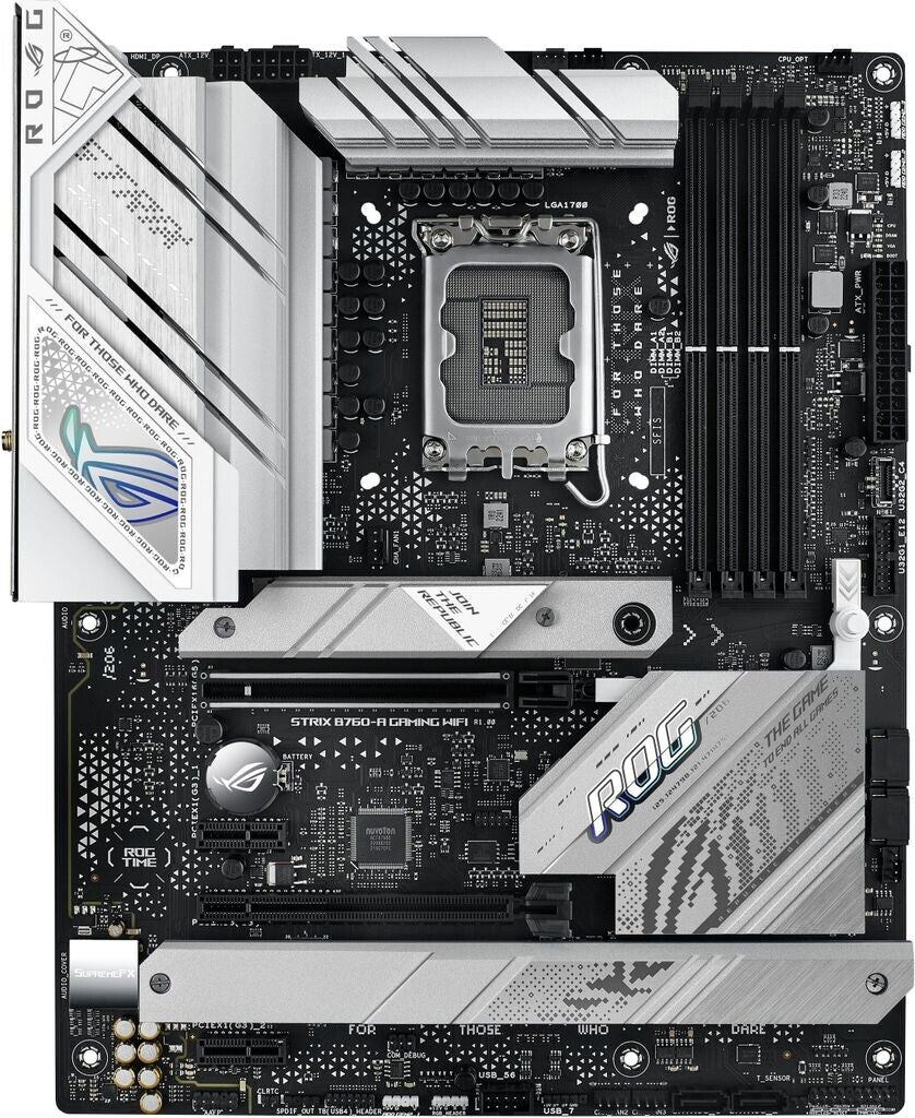 LGA 1700 DDR5 ASUS ROG Strix B760-A Gaming WiFi Motherboard (WiFi + Bluetooth included)
