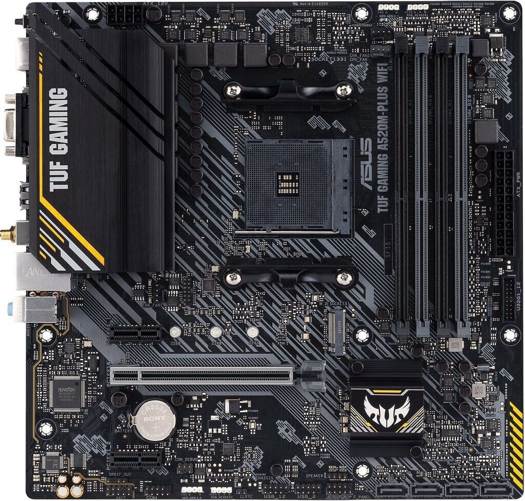 Carte mère AM4 Asus A520M-PLUS WIFI (WiFi + Bluetooth inclus)