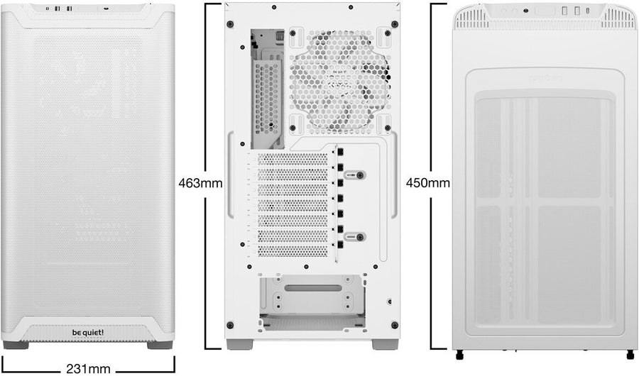 be quiet! Pure Base 501 Airflow White Case - no lighting modes