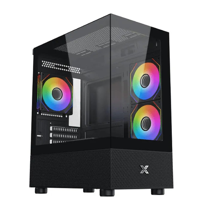 Xigmatek Alphard M Black Case - multiple lighting modes