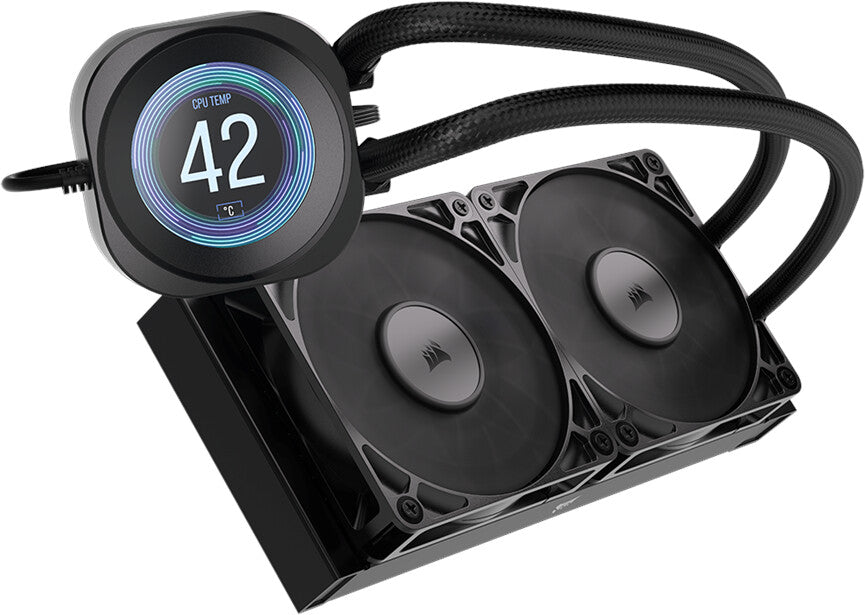 Corsair NAUTILUS 240 RS LCD 240mm Black Cooling