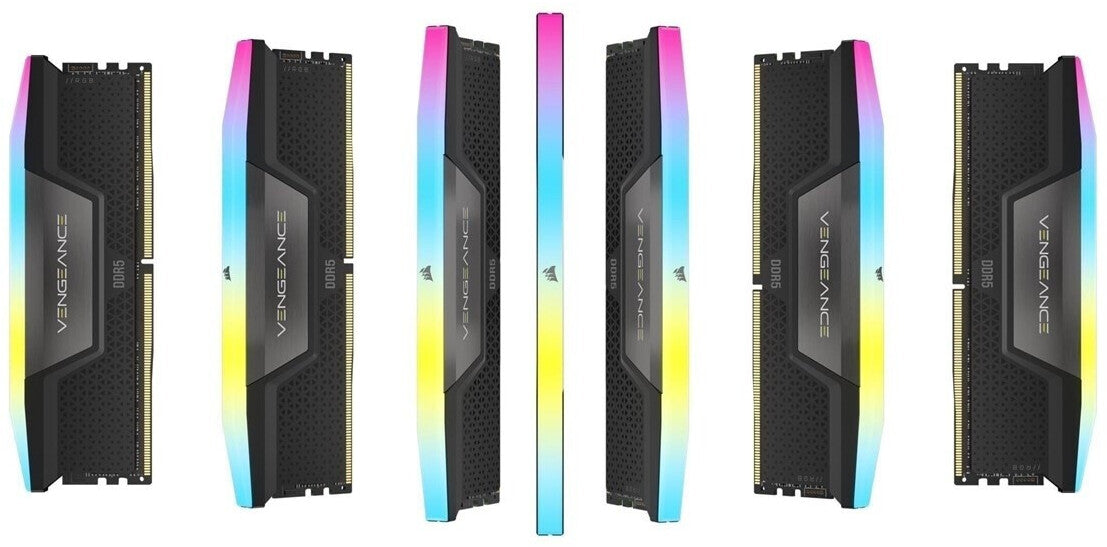 Mémoire vive (RAM) DDR5 Corsair Vengeance RGB 32Go (2×16Go) 6000Mhz CL36