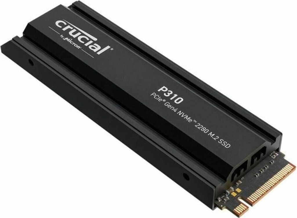 M.2 NVMe SSD 2To P310 CT2000P310SSD5 d'écriture/lecture jusqu'à 7100mo/s