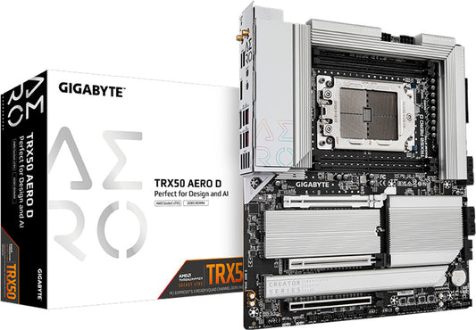 Carte mère sTR5 GigaByte TRX50 Aero D Wifi 7 (WiFi + Bluetooth inclus)