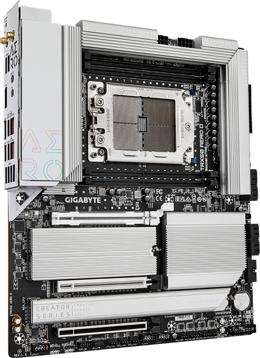 Carte mère sTR5 GigaByte TRX50 Aero D Wifi 7 (WiFi + Bluetooth inclus)