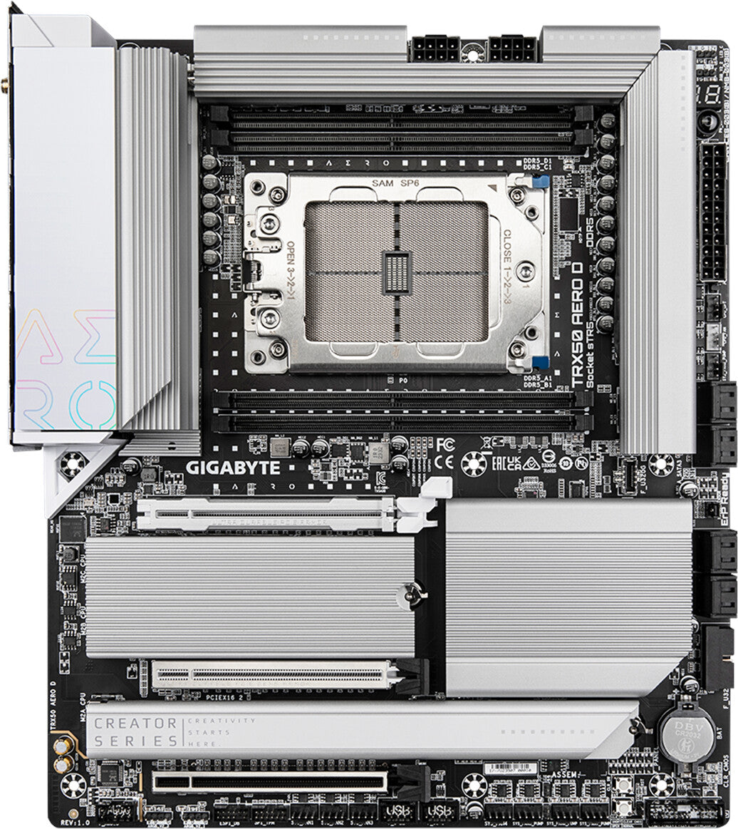 Carte mère sTR5 GigaByte TRX50 Aero D Wifi 7 (WiFi + Bluetooth inclus)