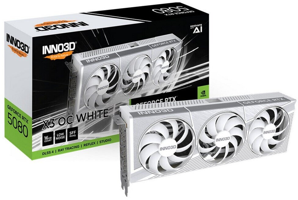 Carte graphique Nvidia Geforce RTX 5080 16Go Blanche