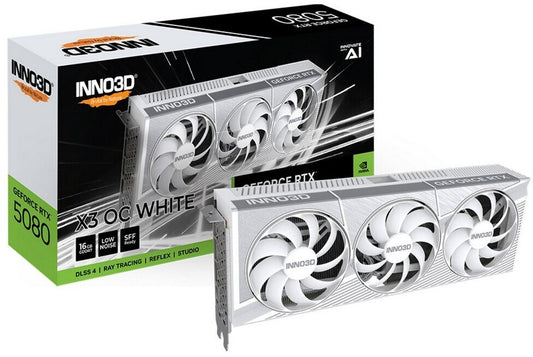 Carte graphique Nvidia Geforce RTX 5080 16Go Blanche