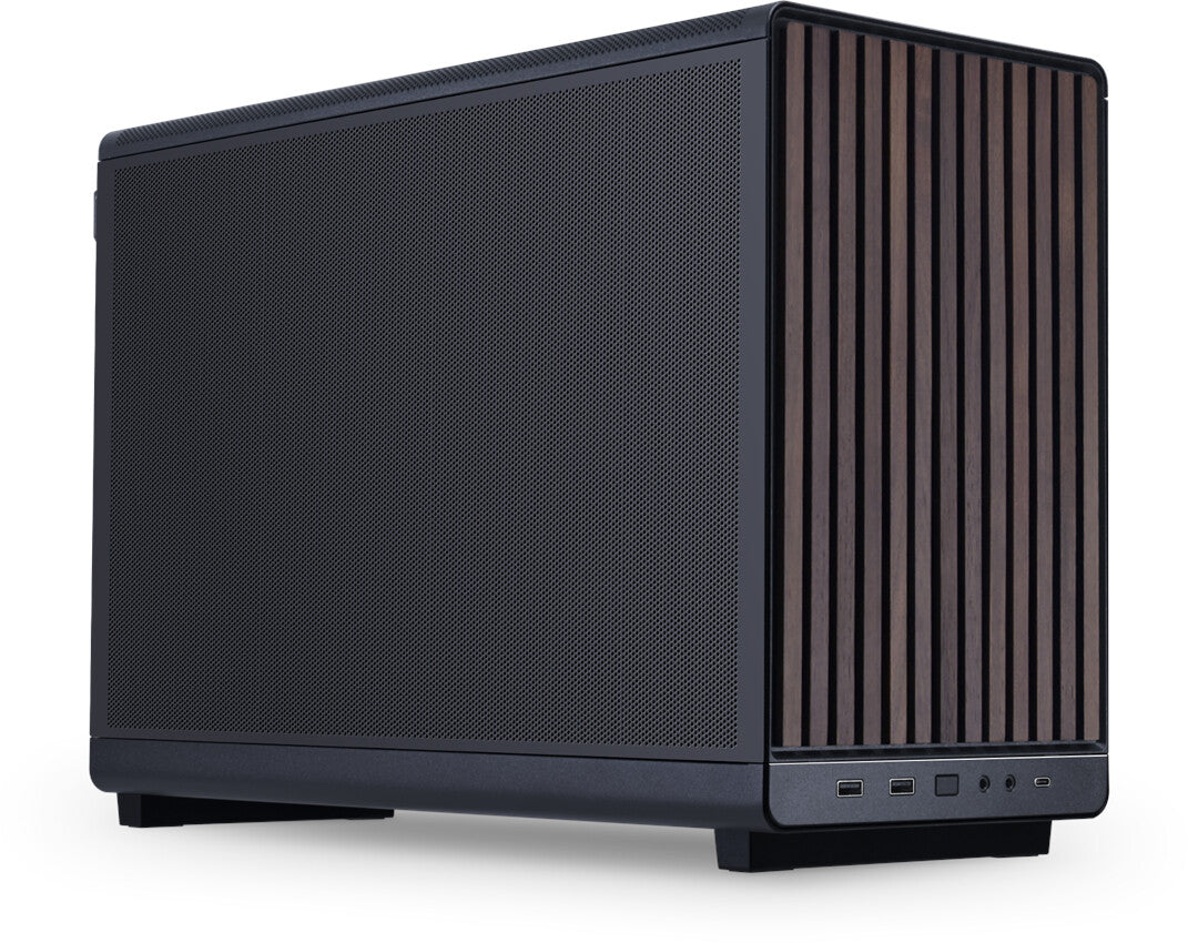 Boîtier Lian Li A3-mATX Black Wood Edition - sans modes d'éclairages