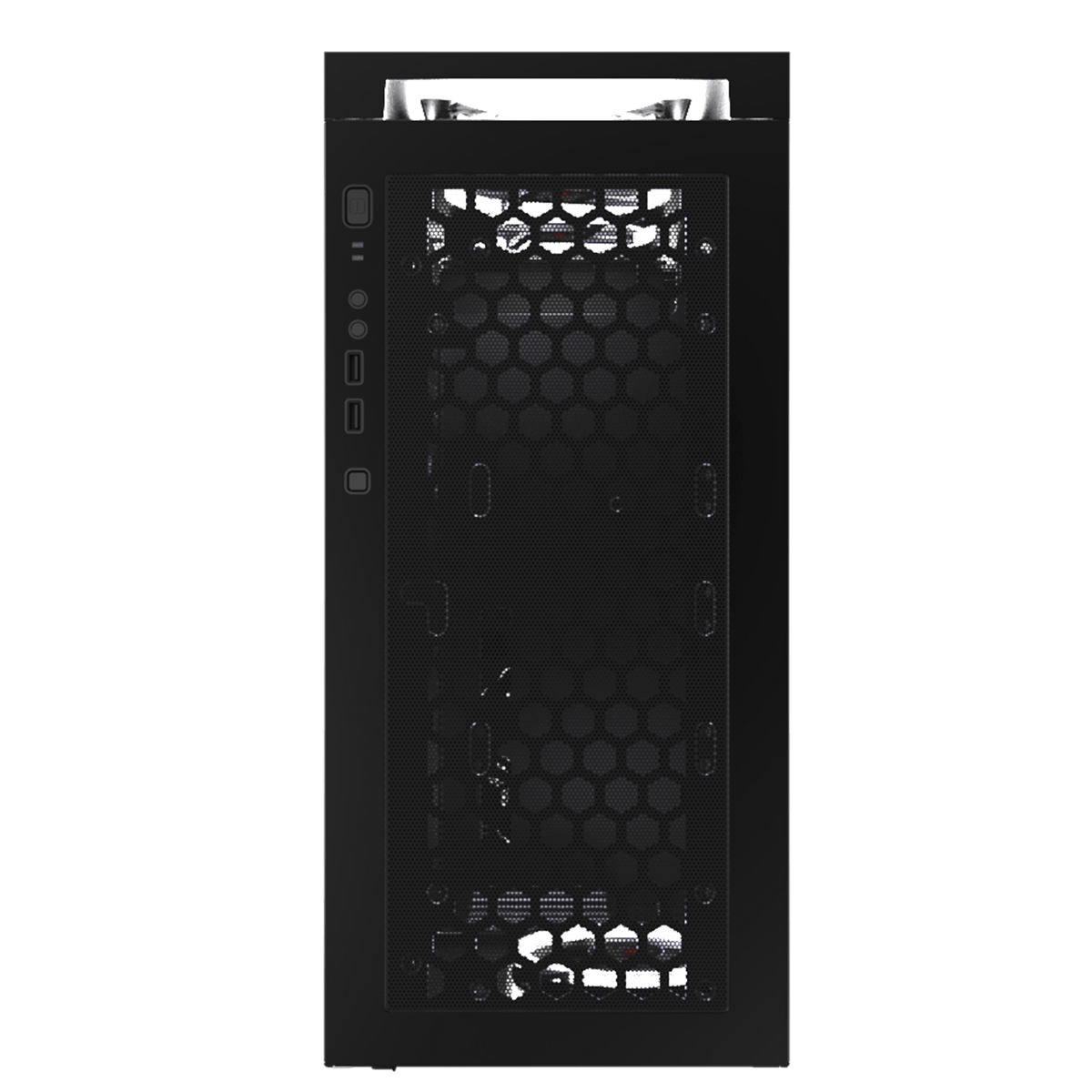 Boîtier M.RED Elite White Rainbow - plusieurs modes d'éclairages + Télécommande