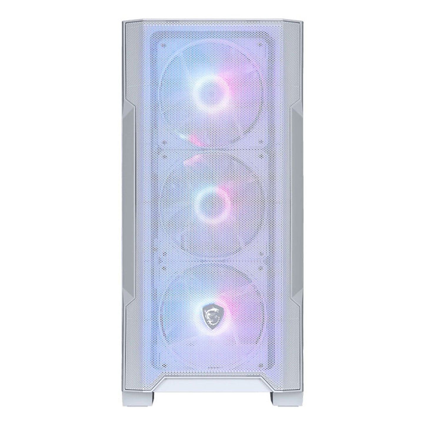 MSI MAG Forge M100R White Case - multiple lighting modes
