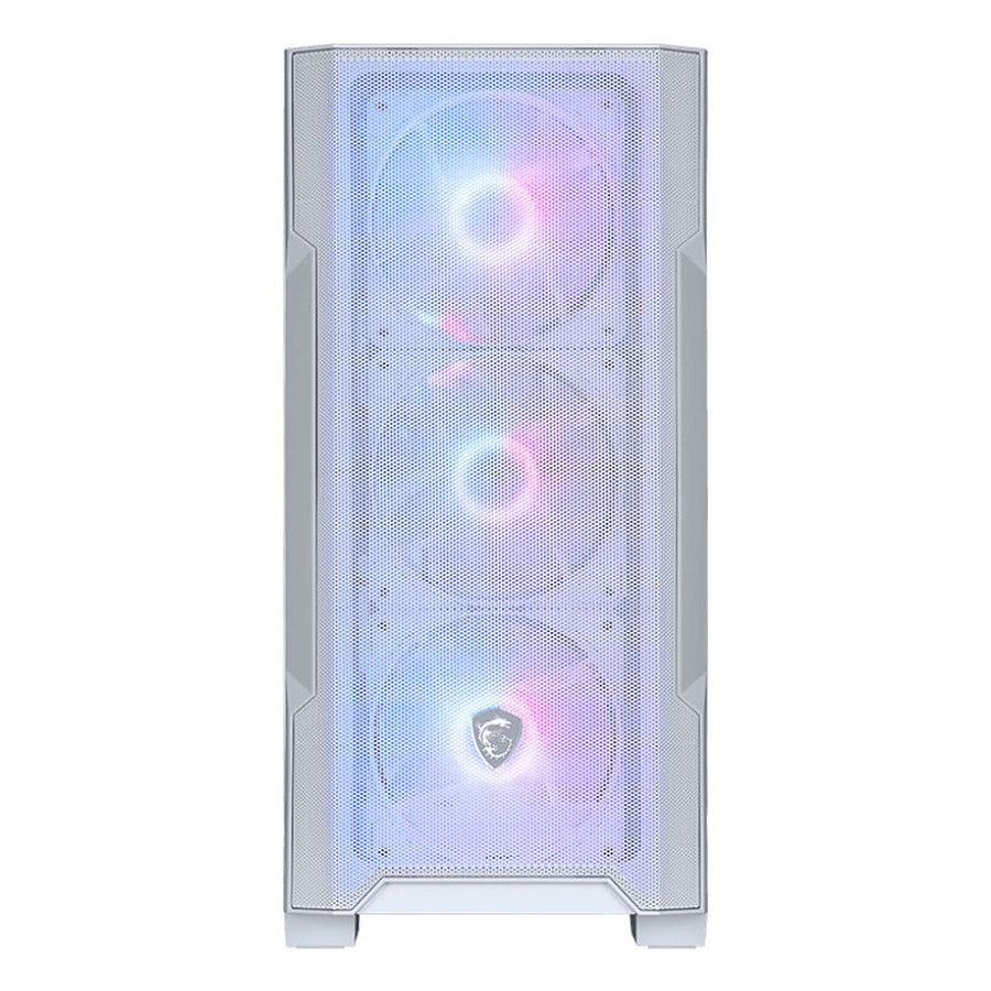 MSI MAG Forge M100R White Case - multiple lighting modes