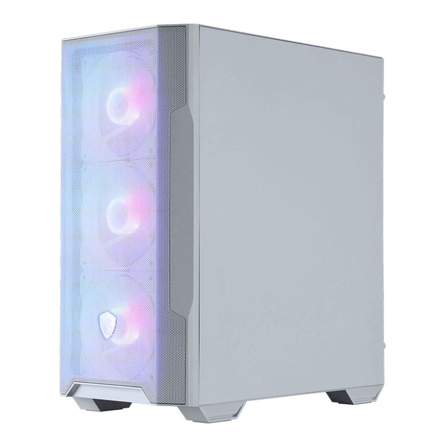 MSI MAG Forge M100R White Case - multiple lighting modes