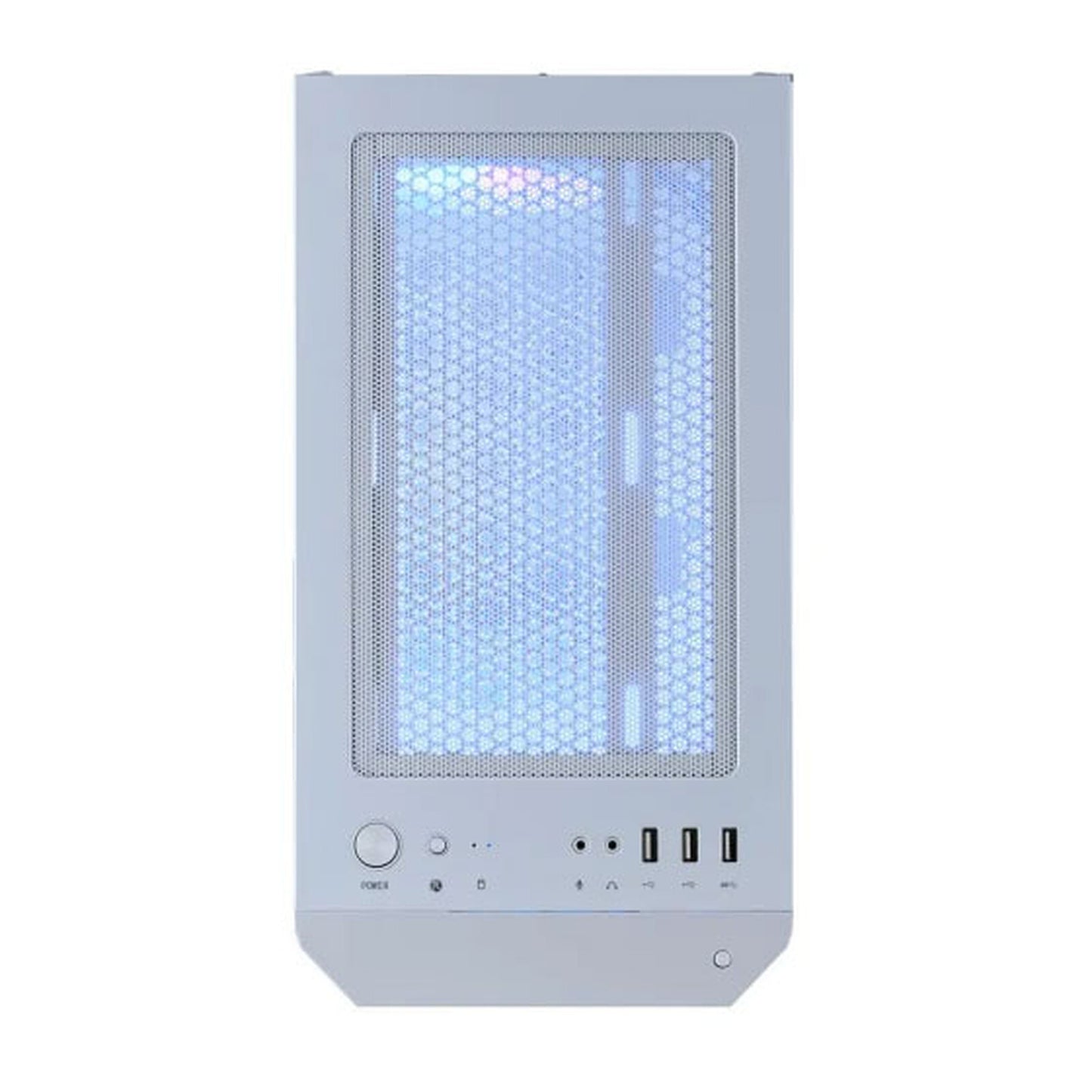 MSI MAG Forge M100R White Case - multiple lighting modes