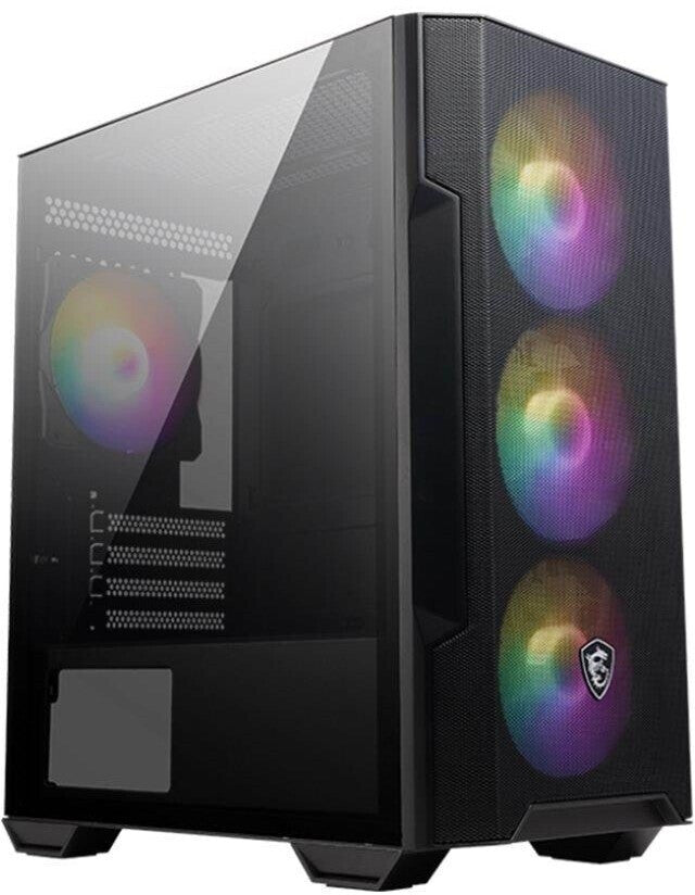 MSI MAG Forge M100R Black Case - multiple lighting modes