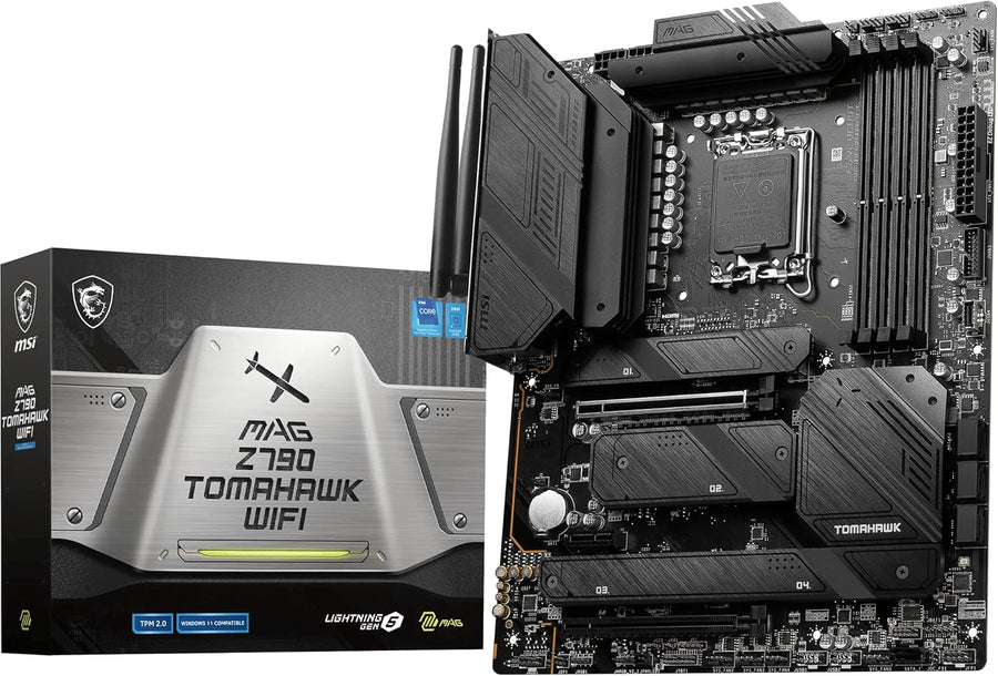 LGA 1700 DDR5 MSI MAG Z790 Tomahawk WiFi Motherboard (WiFi + Bluetooth included)