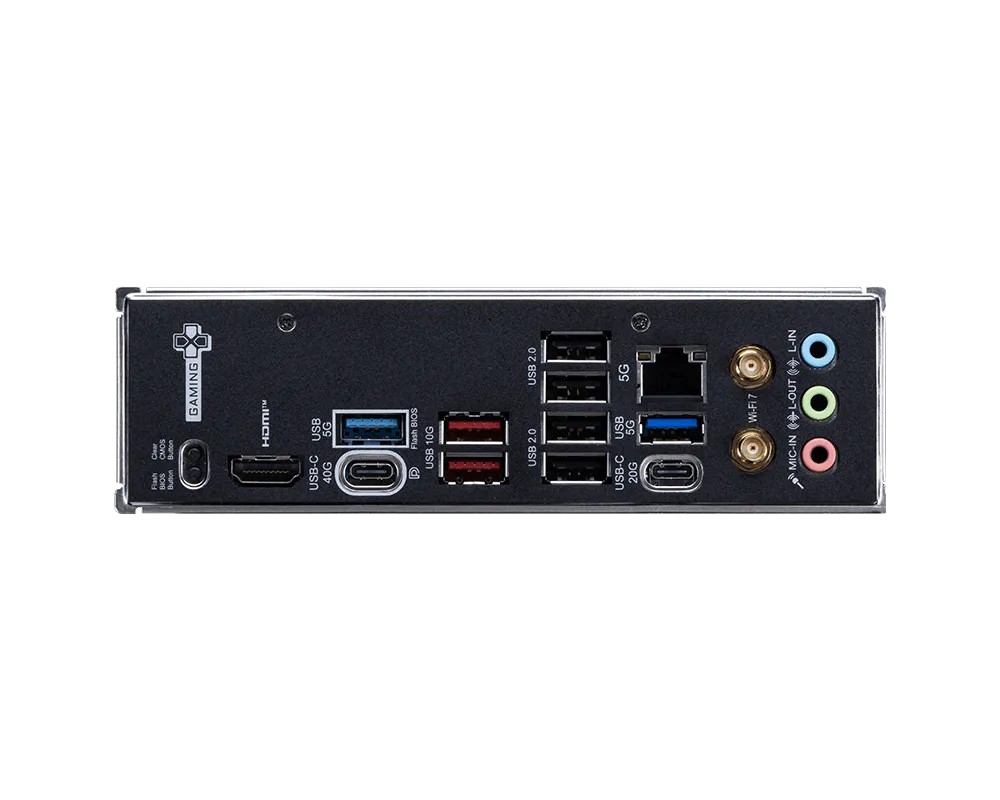 Carte mère AM5 MSI X870E Gaming Plus WiFi 7 (WiFi + Bluetooth inclus)