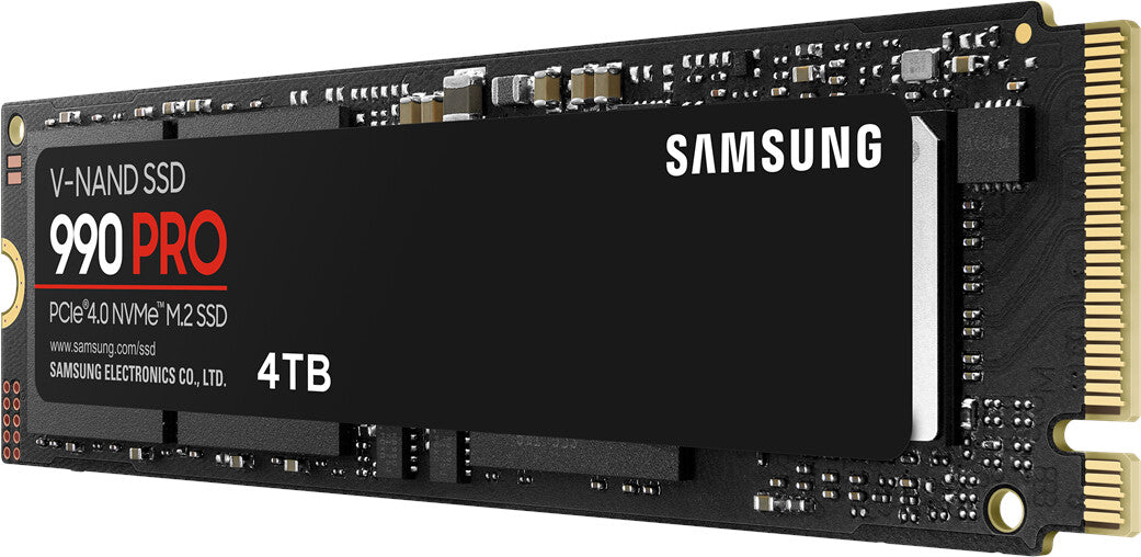 M.2 NVMe SSD 4 TB Gen 4 Samsung 990 Pro bis zu 7450 MB/s